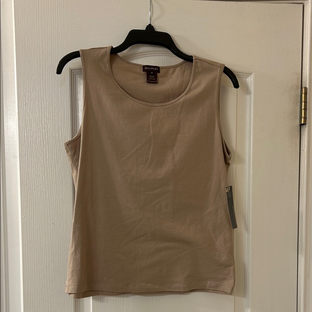 Multiples Beige Tank Top